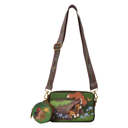 Loungefly - The Fox and the Hound Tod & Copper Sling Crossbody Bag with Coin Bag