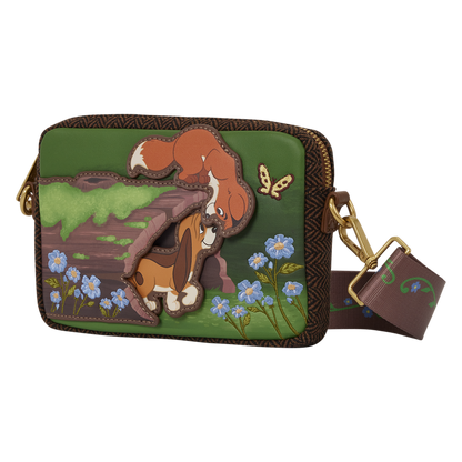 Loungefly - The Fox and the Hound Tod & Copper Sling Crossbody Bag with Coin Bag