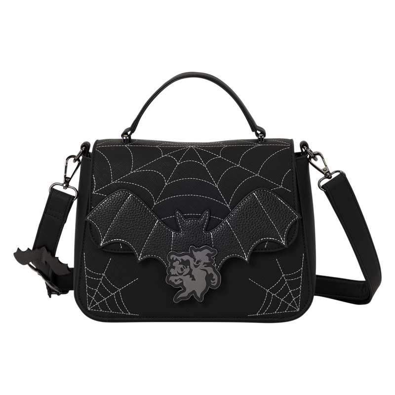 Loungefly - Mickey & Minnie Spiderweb & Bats Crossbody Bag