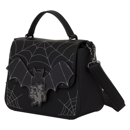 Loungefly - Mickey & Minnie Spiderweb & Bats Crossbody Bag
