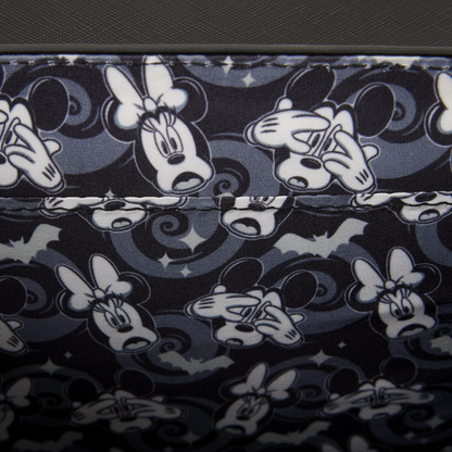 Loungefly - Mickey & Minnie Spiderweb & Bats Crossbody Bag