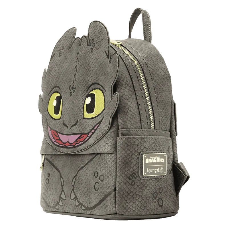 How to Train Your Dragon Toothless Cosplay Mini Backpack Loungefly