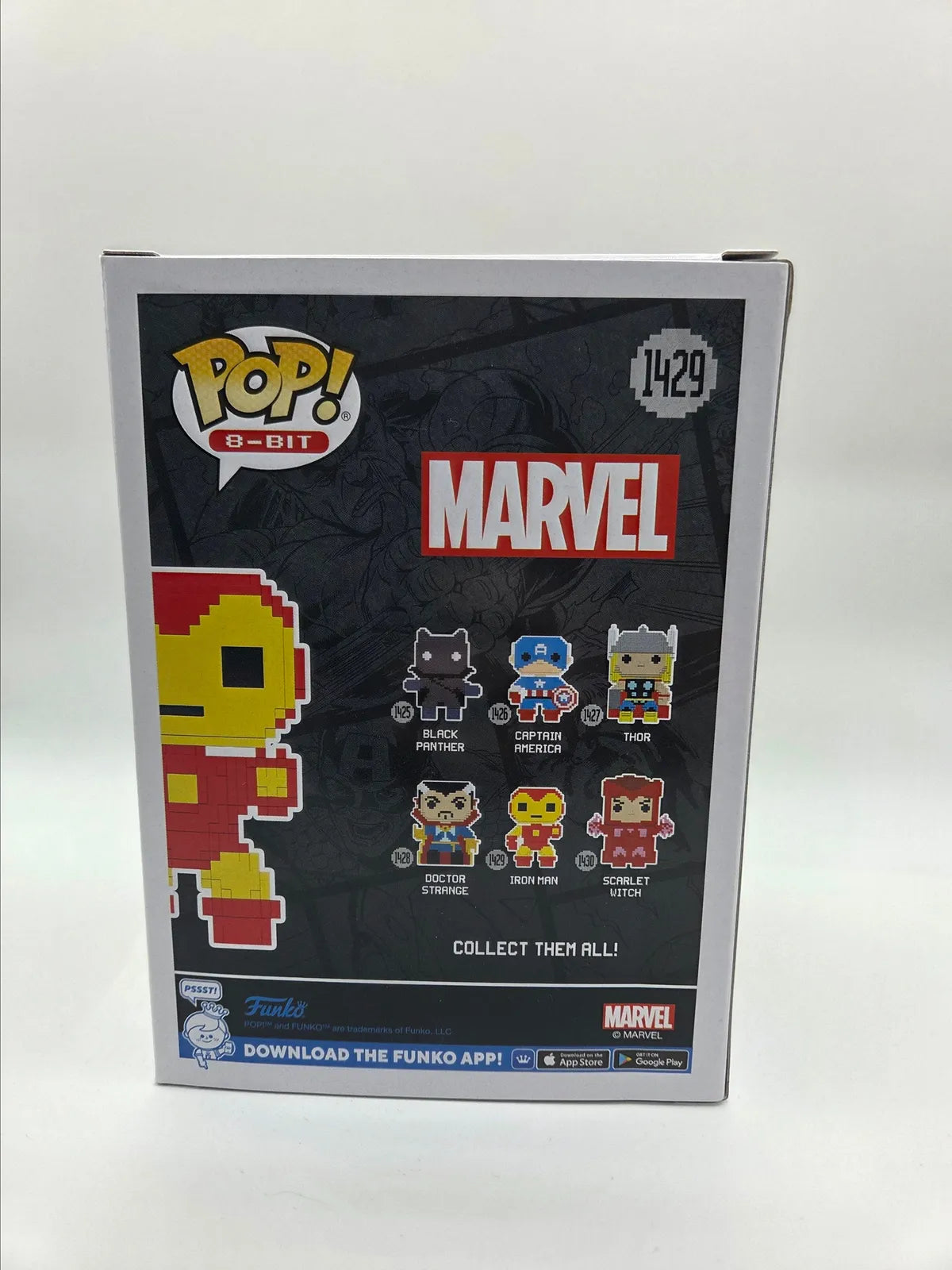 Marvel Avengers Iron Man 8-bit Figure Funko POP! TGT Avengers 8-Bit Iron Man