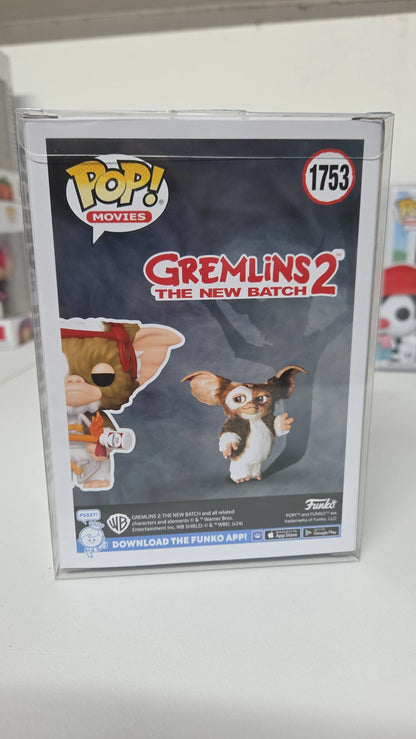 Joe Dante signed Funko POP Gizmo with bow #1753 OCC Cert