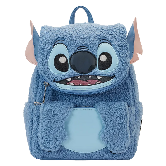 Stitch Plush Sherpa Loungefly Mini Backpack