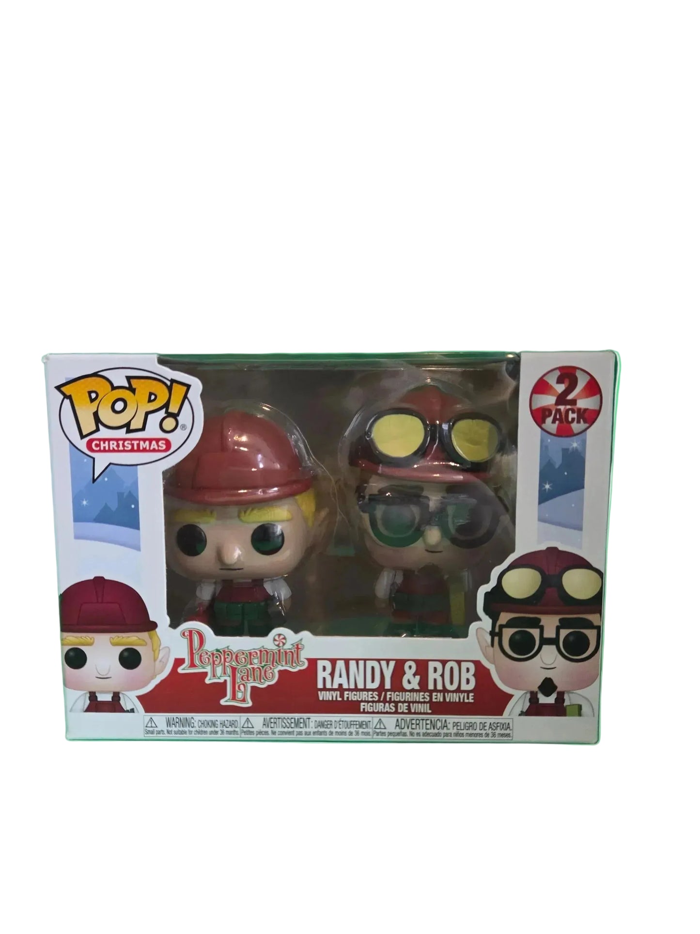 Funko POP Christmas - Peppermint Lane - Randy And Rob 2 Pack - BNIB