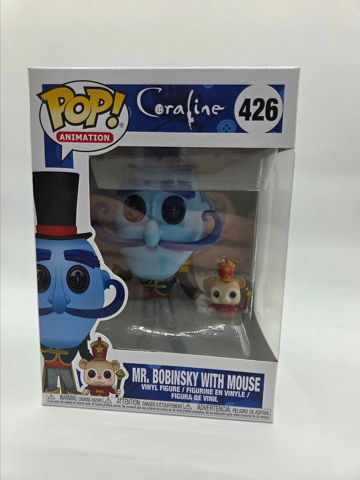 Funko POP! Animation Coraline Mr Bobinsky with Mouse