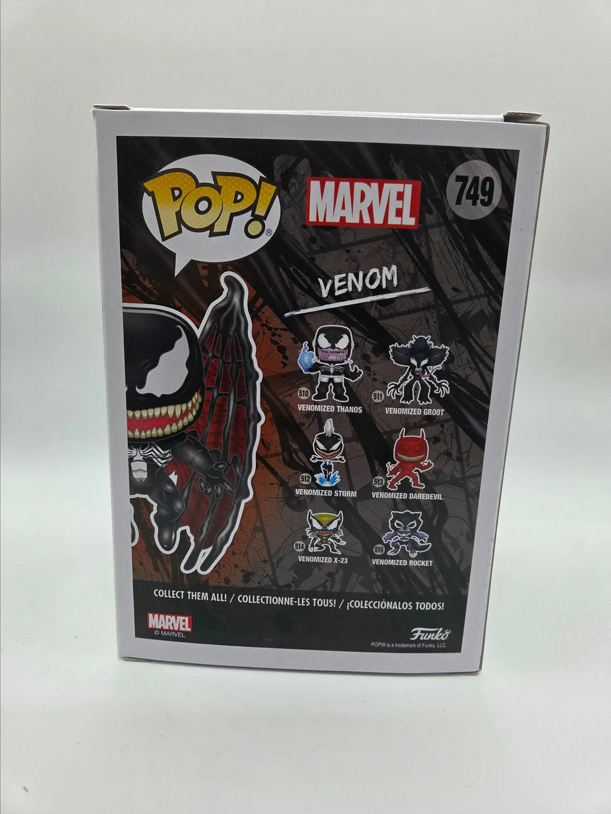 Funko Pop ! Marvel Winged Venom 749 Vinyl Bobblehead - Pop in a Box Exclusive
