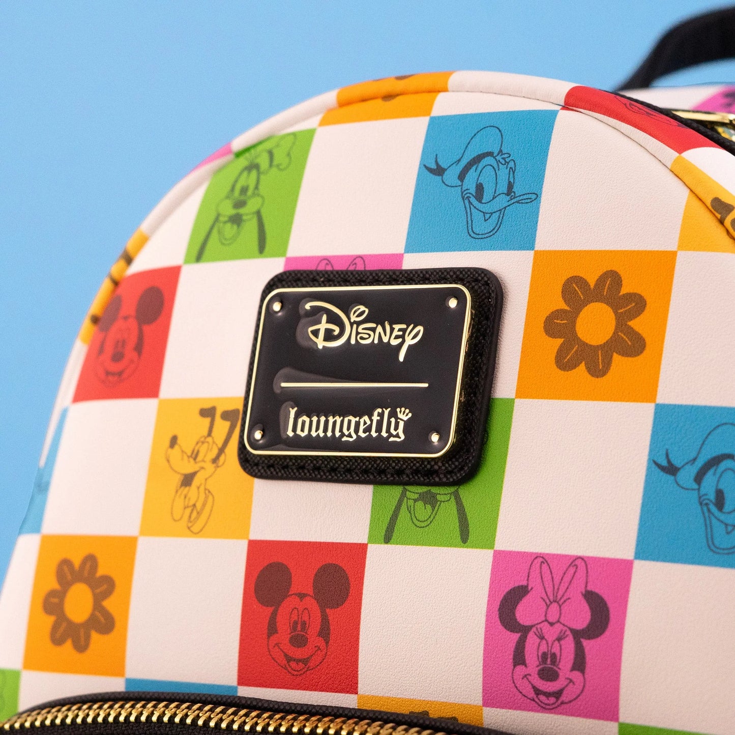 Loungefly x Disney Mickey & Friends Colorblock Party Mini Backpack