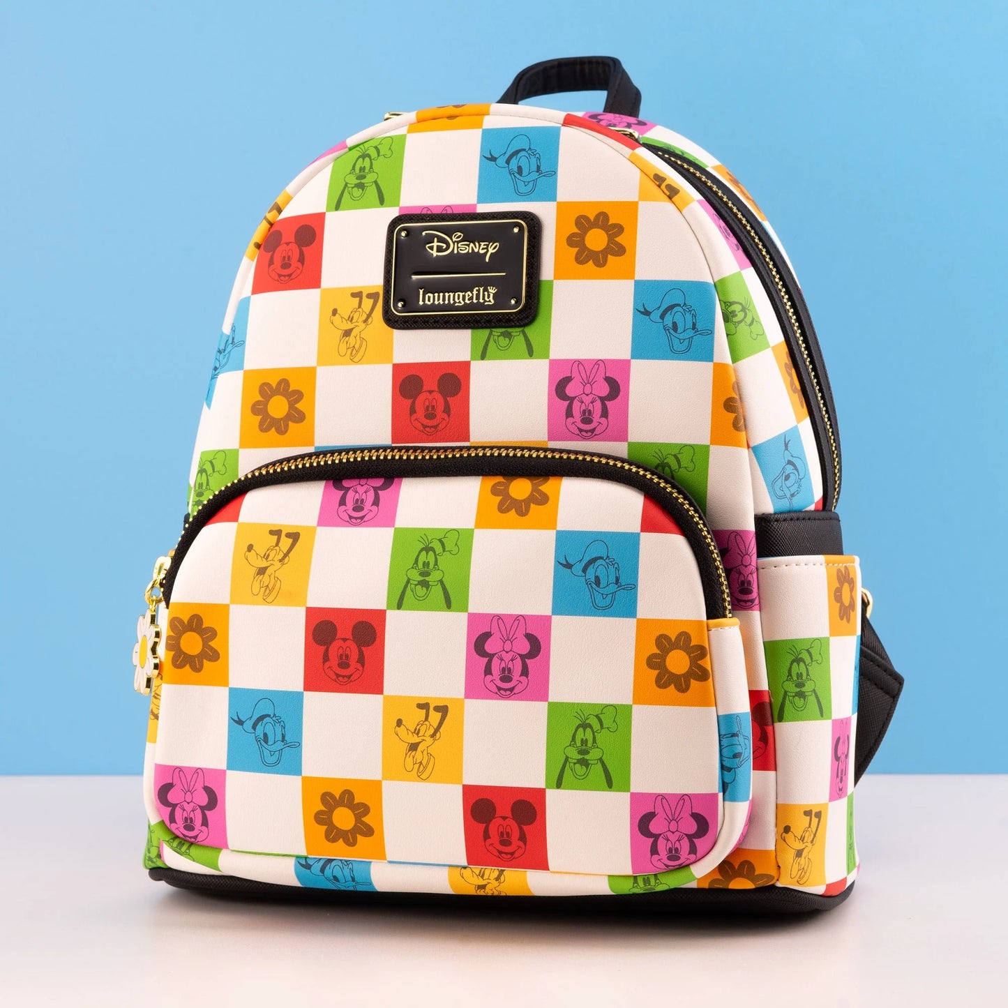 Loungefly x Disney Mickey & Friends Colorblock Party Mini Backpack