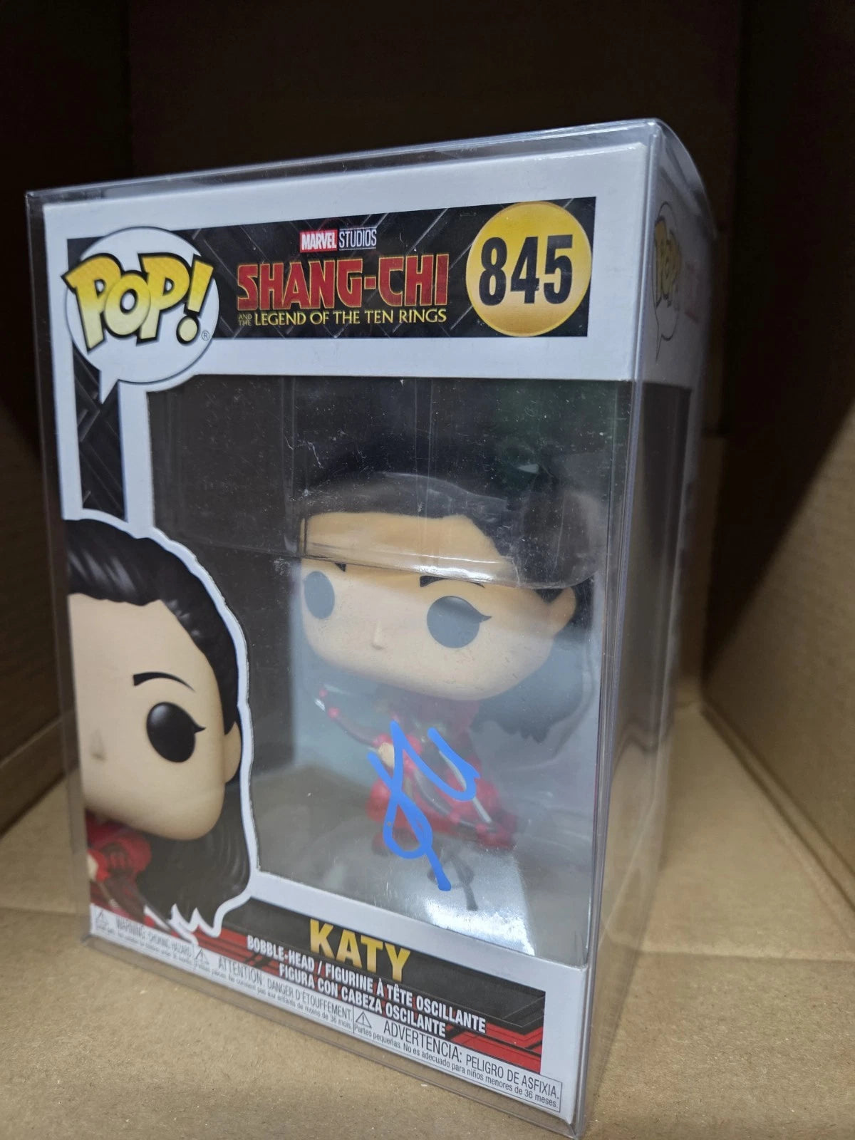 Awkwafina Signed Shang Chi & The Legend Of The 10 Rings Katy Funko Pop #845 SWAU