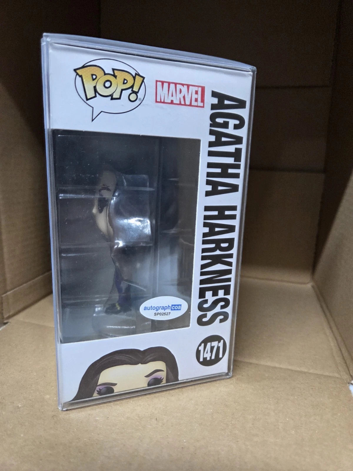 Kathryn Hahn SIGNED Marvel AGATHA HARKNESS FUNKO POP #1471 SWAU