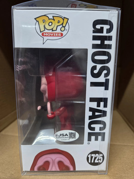 Share Funko Pop Ghost Face #1725 Signed Roger L Jackson JSA Certified Limited 25