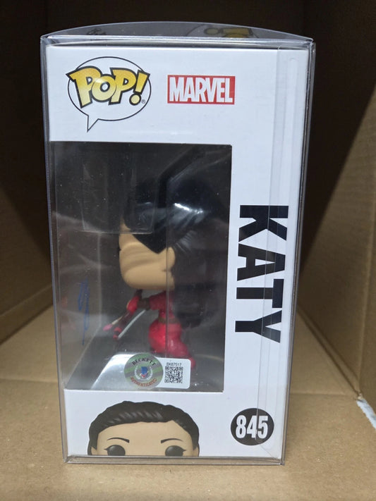 Awkwafina Signed Shang Chi & The Legend Of The 10 Rings Katy Funko Pop #845 SWAU