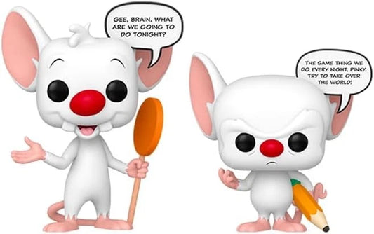 Funko Pop Pinky & The Brain (Glow) Vinyl Figure 2-Pack Exclusive