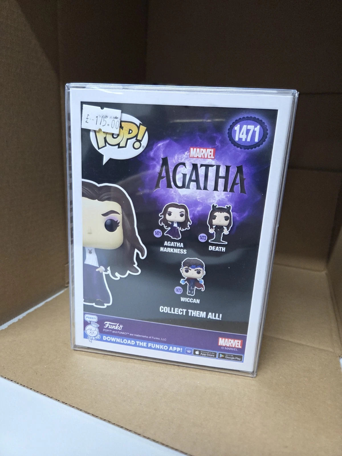 Kathryn Hahn SIGNED Marvel AGATHA HARKNESS FUNKO POP #1471 SWAU