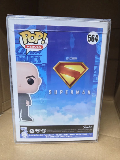 Jesse Eisenberg Lex Luthor Superman Auto Signed Funko Pop #564 COA W/Protector