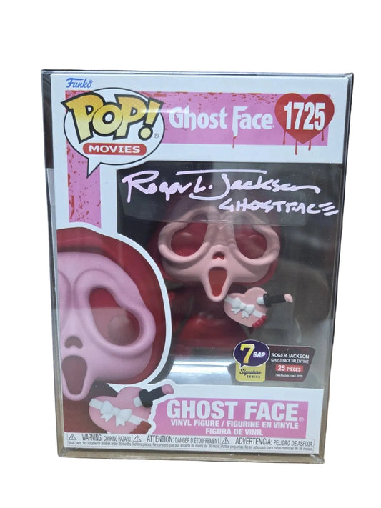 Share Funko Pop Ghost Face #1725 Signed Roger L Jackson JSA Certified Limited 25