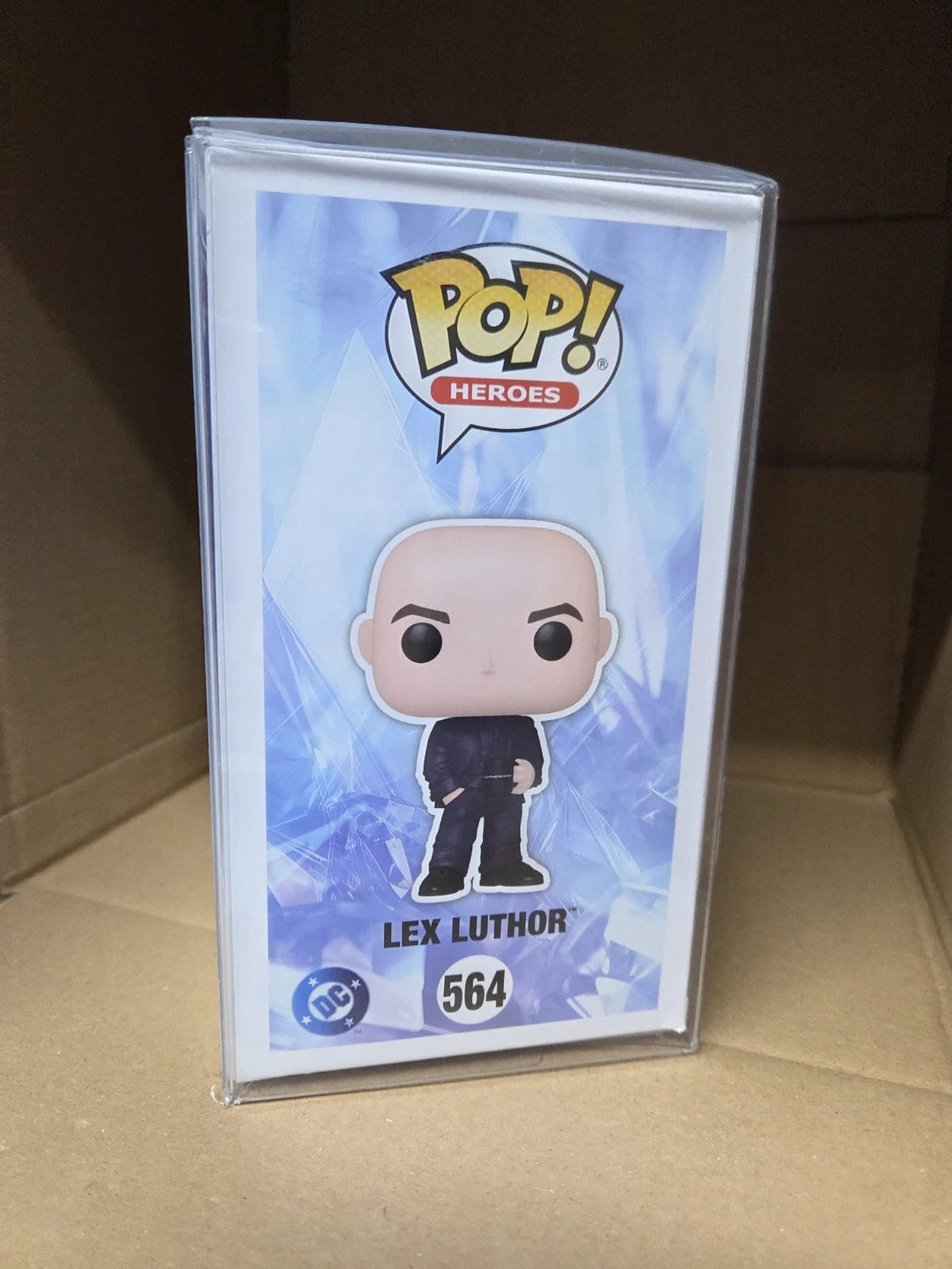 Jesse Eisenberg Lex Luthor Superman Auto Signed Funko Pop #564 COA W/Protector