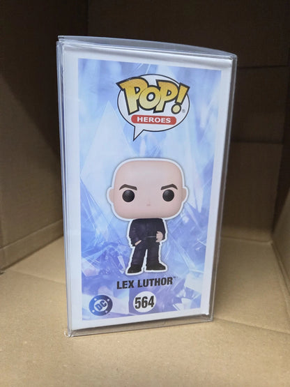 Jesse Eisenberg Lex Luthor Superman Auto Signed Funko Pop #564 COA W/Protector