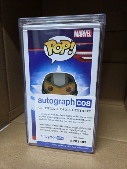 DANNY RAMIREZ SIGNED AUTOGRAPHED CAPTAIN AMERICA FALCON FUNKO POP RARE JSA COA