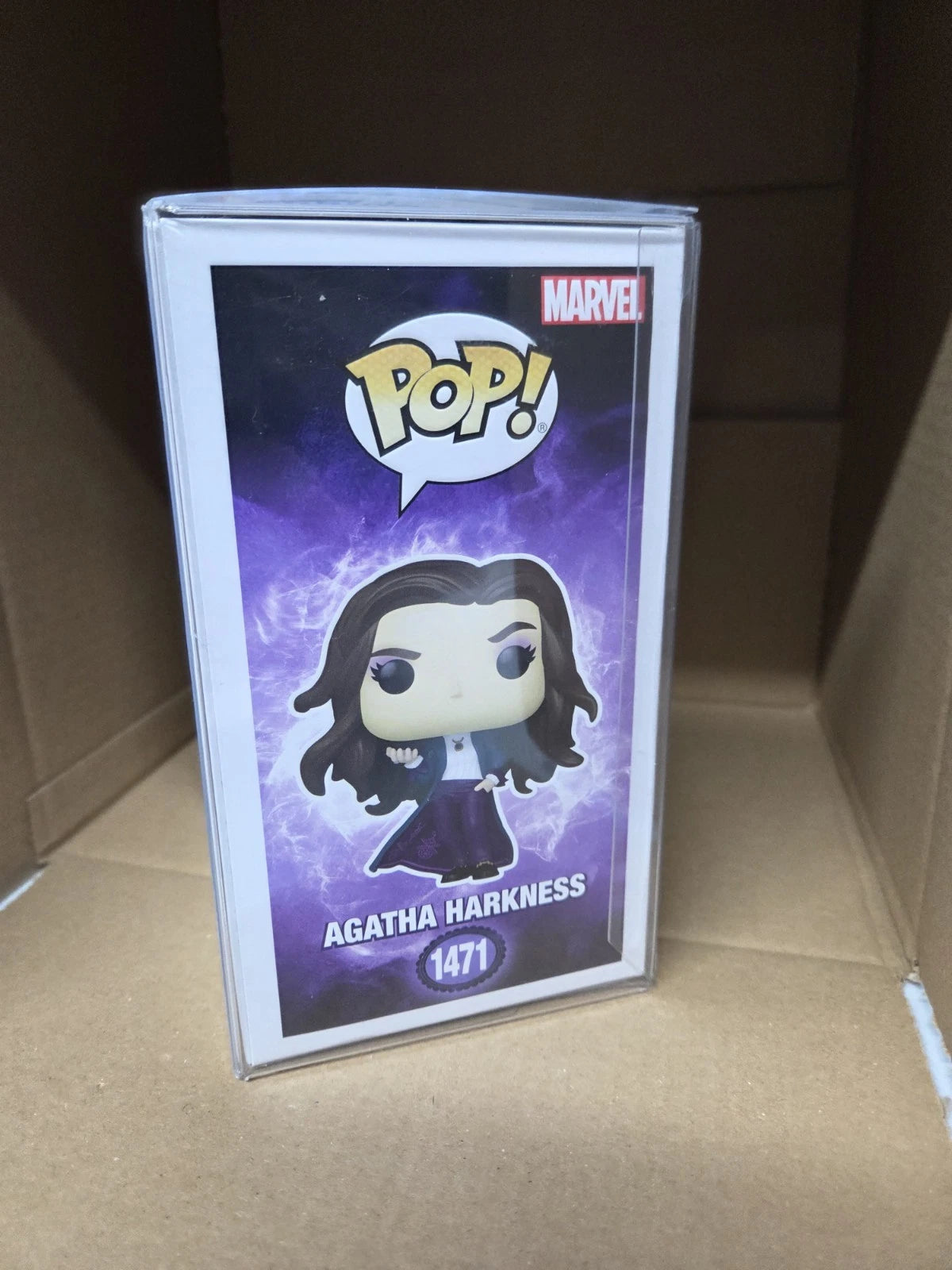Kathryn Hahn SIGNED Marvel AGATHA HARKNESS FUNKO POP #1471 SWAU