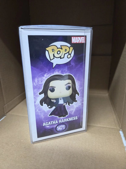Kathryn Hahn SIGNED Marvel AGATHA HARKNESS FUNKO POP #1471 SWAU