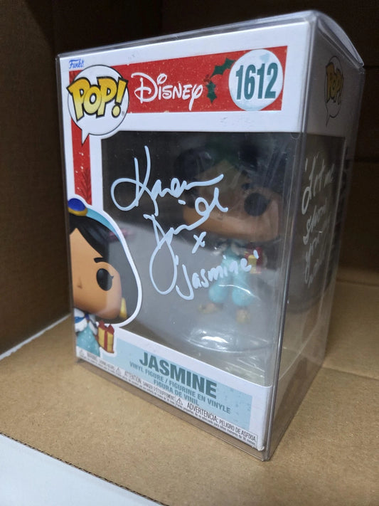 1621 Signed And Quoted Disney Princess Jasmine Funko Pop In Pop Protector