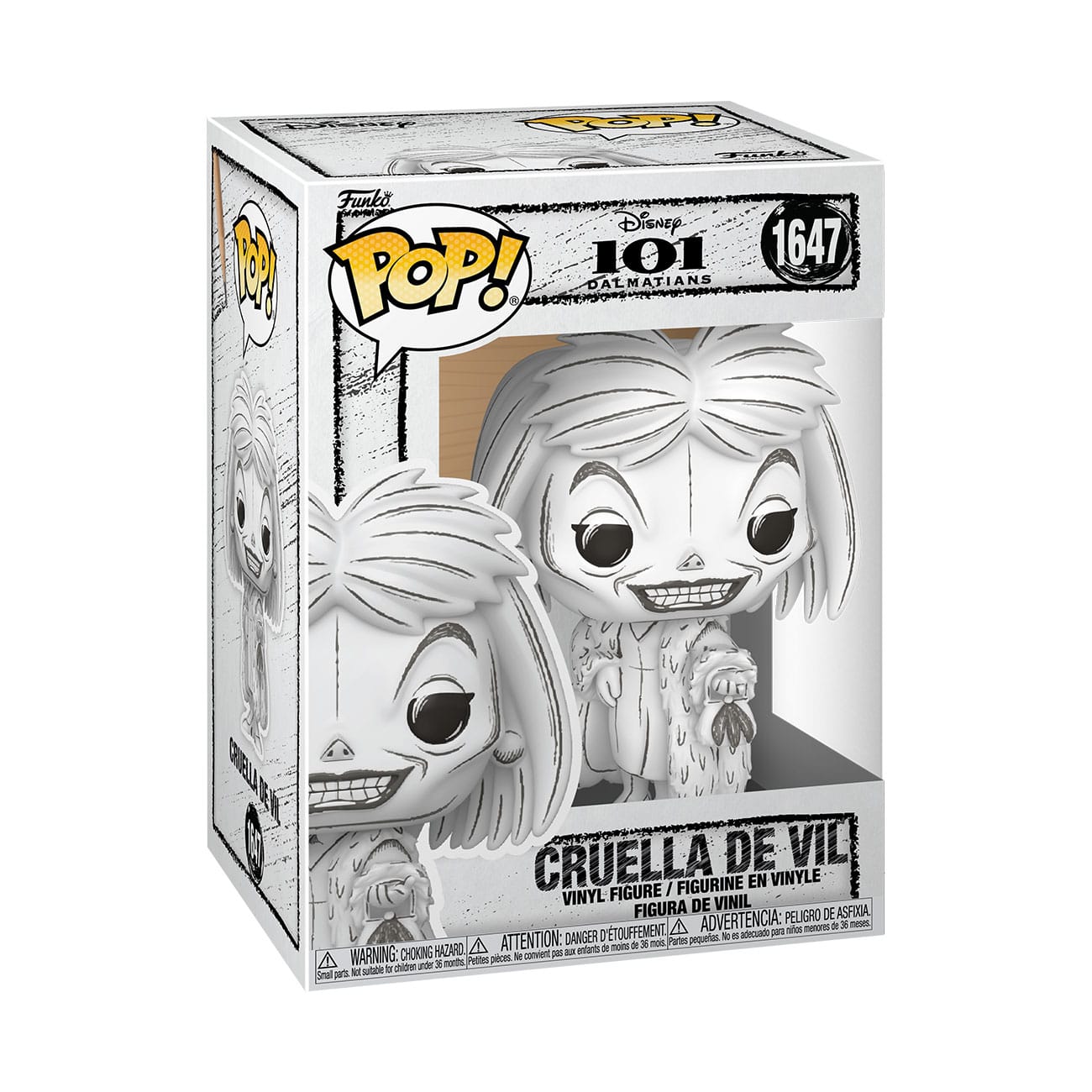Disney POP! Vinyl Figure Sketched- Cruella De Vil