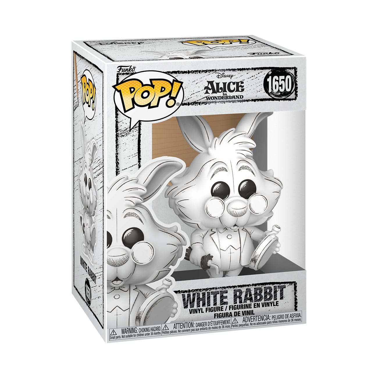 Disney POP! Vinyl Figure Sketched- White Rabbit