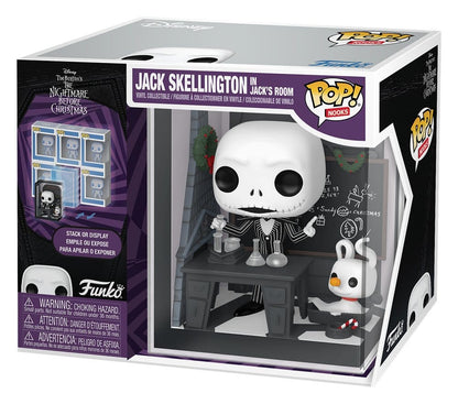 Nightmare Before Christmas POP! Nooks Vinyl Figure Jack Skellington's Room